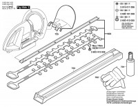 Bosch 0 600 844 403 Ahs 48-22 Hedge Trimmer 230 V / Eu Spare Parts